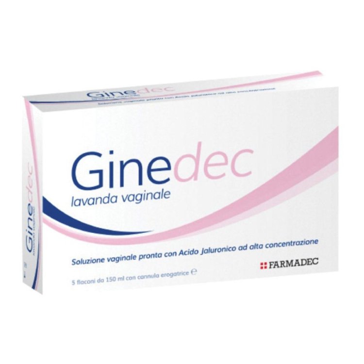 Farmadec Ginedec Lavanda Vaginale Acido Borico Jaluronico 5 Flaconi 150ml