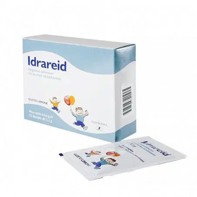 S.Farmaceutici Idrareid Integratore Alimentare per Reintegrare Sali Minerali 12 Bustine