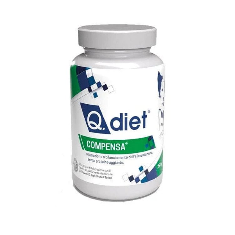 Q Vet Compensa Q Diet Polvere Integratore Cani e Gatti 250g