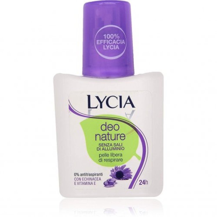 Lycia Vapo Deo Nature 75 ml, Deodorante Spray Senza Sali di Alluminio