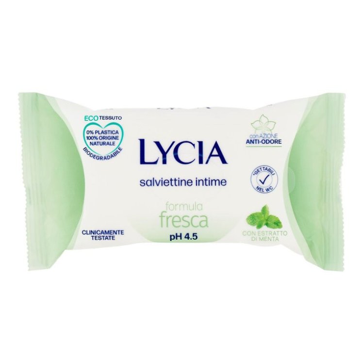 Lycia Salviettine Intime Freschezza Attiva per Igiene Fuori Casa 12 Pezzi Lycia Salviettine Intime Freschezza Attiva per Igiene Fuori Casa 12 Pezzi