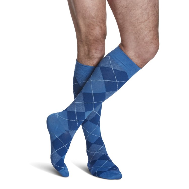 Sigvaris Sig R140 Gambaletto Dispositivo Medico Blu Taglia 3