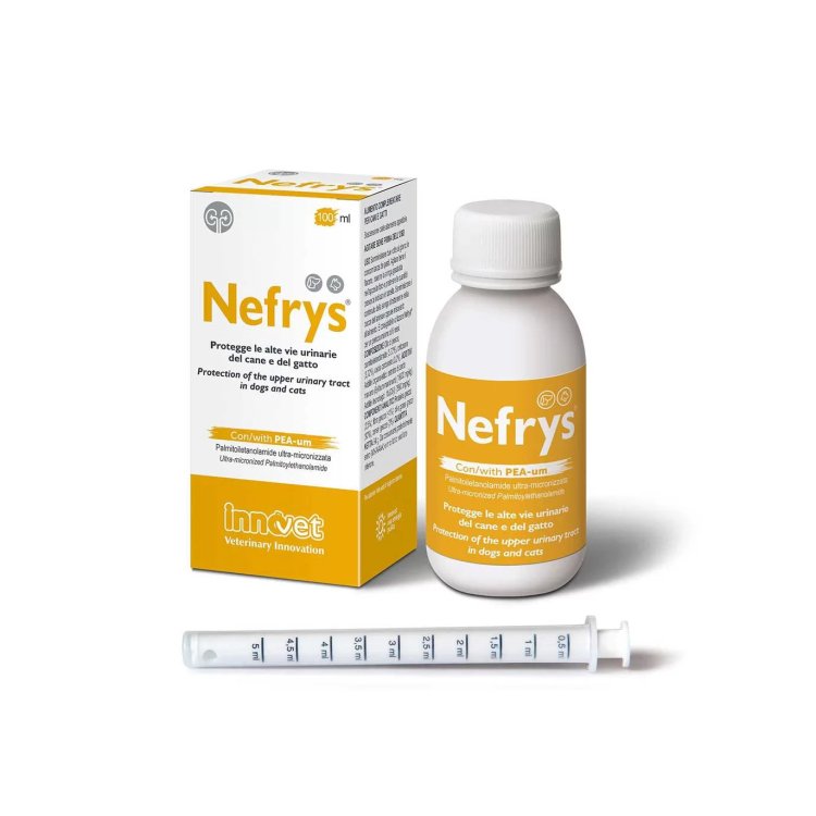 Innovet Nefrys Veg Alimento Complementare per Cani e Gatti Supporto Urinario 100ml Innovet Nefrys Veg Alimento Complementare per Cani e Gatti Supporto Urinario 100ml