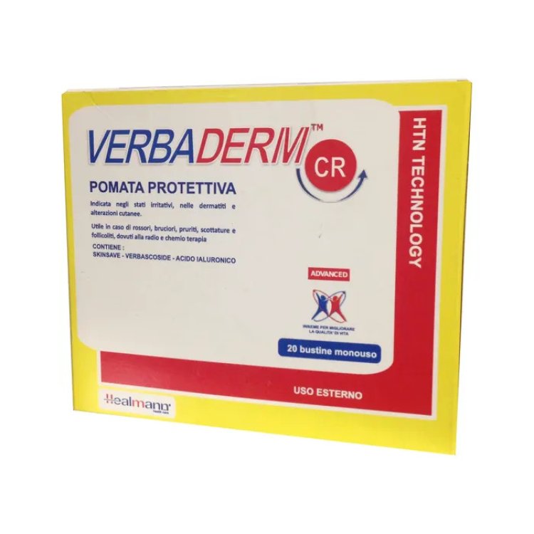 Healmann Health Care Verbaderm Crema Pomata Protettiva per Irritazioni 20 Bustine