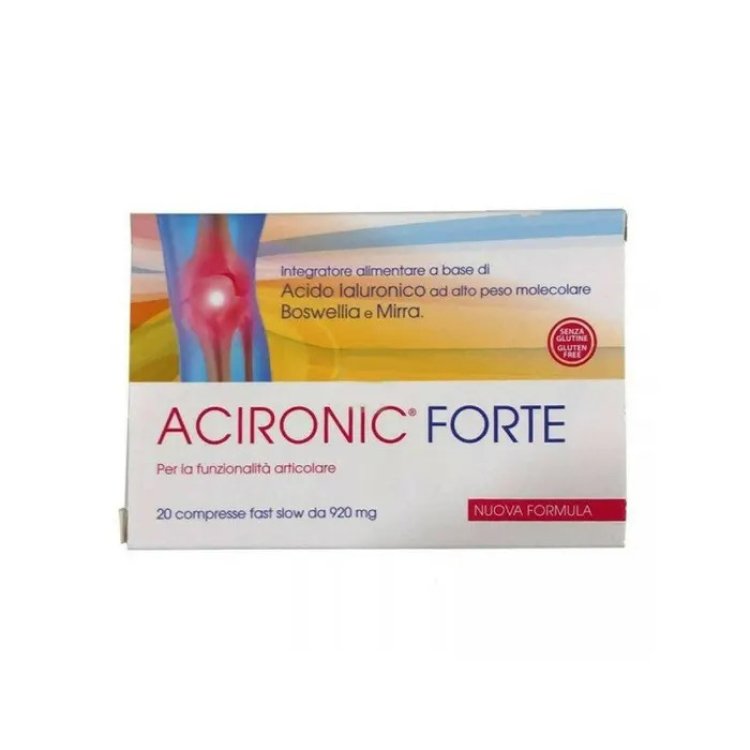 Difass Acironic Forte 20 Compresse Fast-Slow per Funzionalità Articolare Difass Acironic Forte 20 Compresse Fast-Slow per Funzionalità Articolare