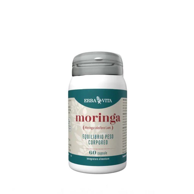 Erba Vita Moringa Integratore Alimentare in Capsule, 60 Capsule Erba Vita Moringa Integratore Alimentare in Capsule, 60 Capsule