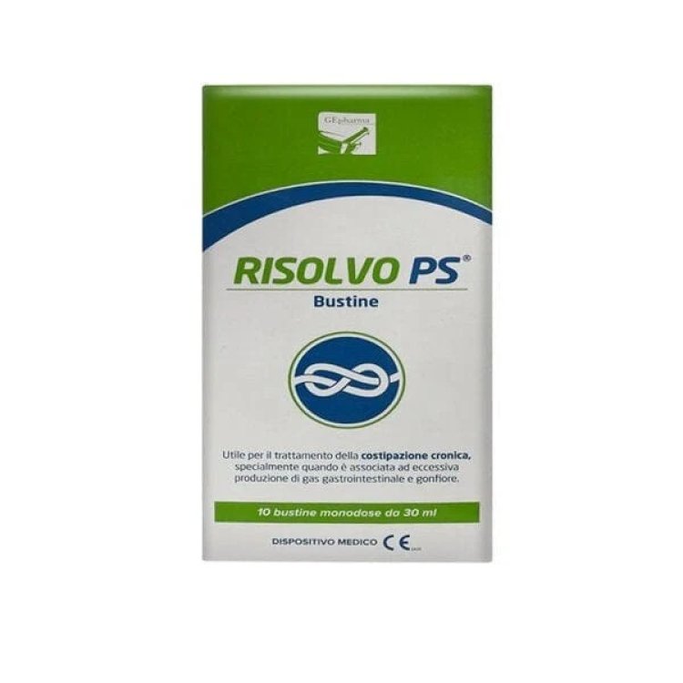 Gepharma Risolvo PS Dispositivo Medico per Stipsi 10 Bustine Gepharma Risolvo PS Dispositivo Medico per Stipsi 10 Bustine