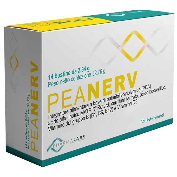 Pharma Labs Srl Peanerv Integratore per il Sistema Nervoso 14 Bustine
