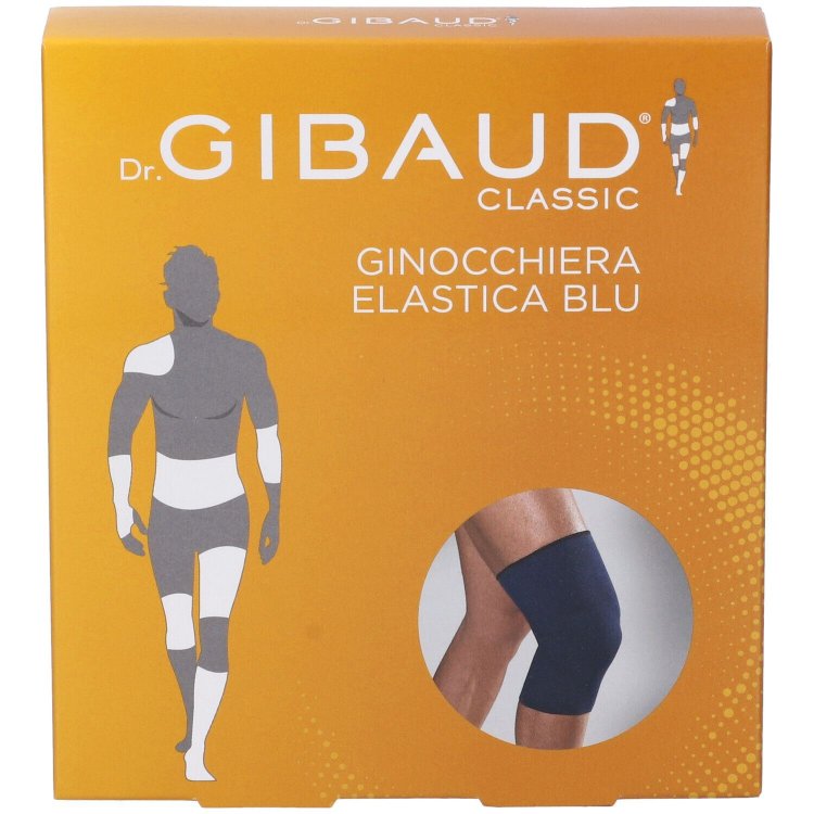 Dr. Gibaud Ginocchiera Elastica Blu Supporto Ginocchio Propriocezione Taglia