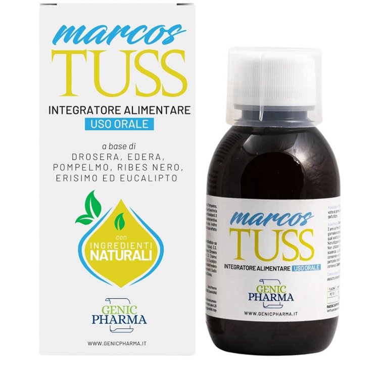 Genic Pharma Marcos Tuss Integratore per Tosse e Bronchi 150ml