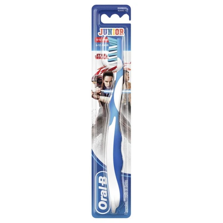 Oral-B Junior Star Wars Spazzolino Manuale per Bambini 6-12 Anni Setole Morbide
