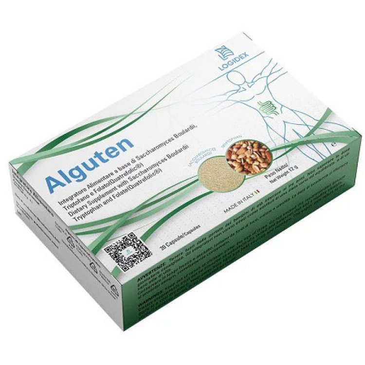 Logidex Alguten Integratore Alimentare per Flora Intestinale 20 Capsule