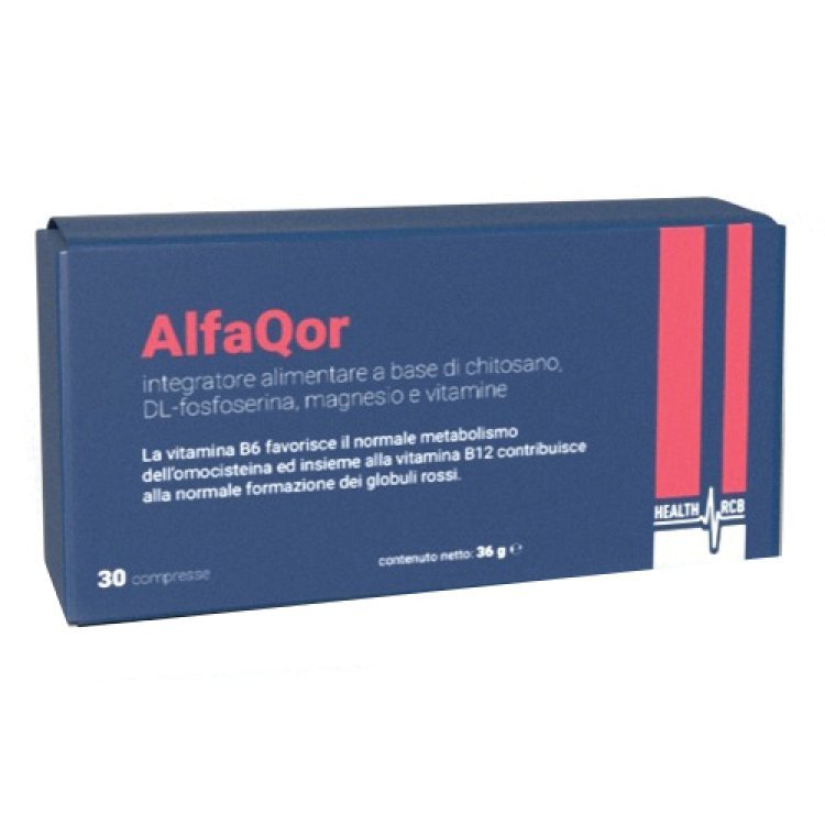 Health&rcb Alfaqor Integratore Chitosano Magnesio Vitamine B6 B12 30 Compresse Health&rcb Alfaqor Integratore Chitosano Magnesio Vitamine B6 B12 30 Compresse