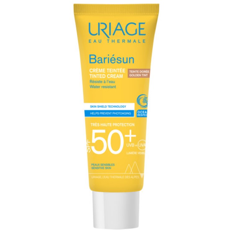 Uriage Bariesun Crema Colorata Dorata SPF50+ Protezione Solare 50ml