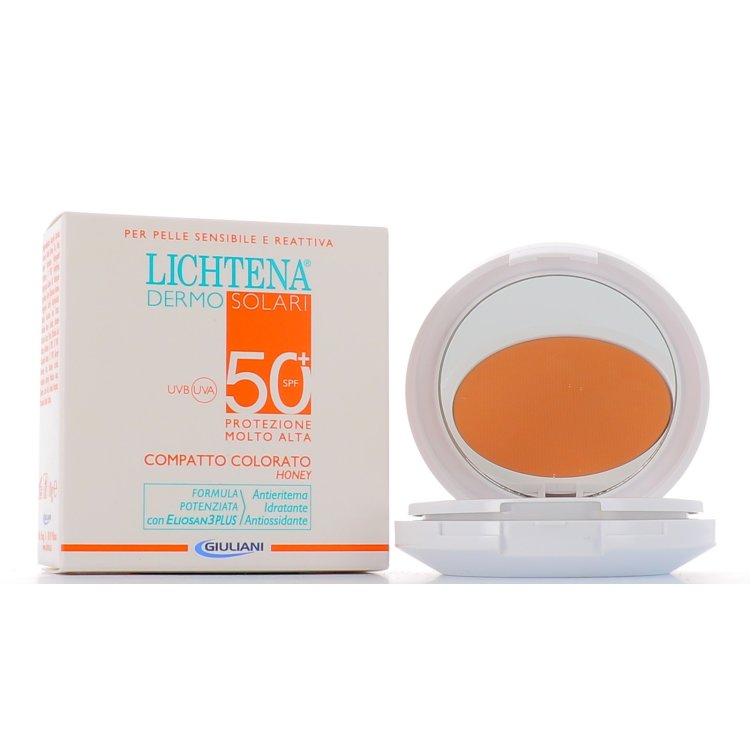 Lichtena Dermosolari Compatto Colorato SPF50+ Honey 10g