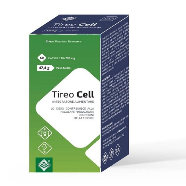 Gheos Tireo Cell Integratore Alimentare per Tiroide 60 Capsule