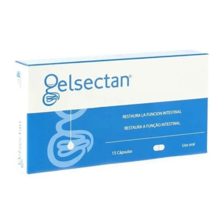 Norgine Gelsectan Dispositivo Medico per Sindrome Intestino Irritabile 15 Capsule