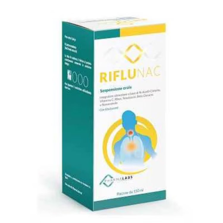 Pharma Labs Riflunac Sciroppo per le Vie Respiratorie 150ml