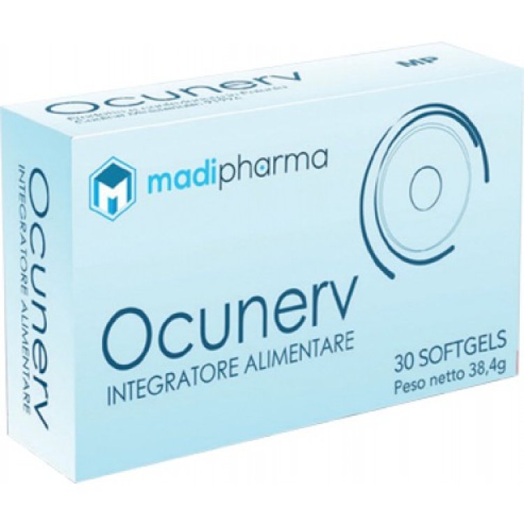 Madipharm Ocunerv Integratore per Benessere Vista - 30 Capsule