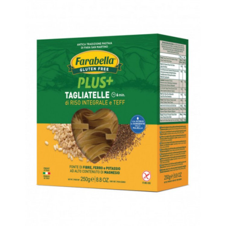 Farabella Tagliatelle Riso Integrale e Teff Senza Glutine 250g