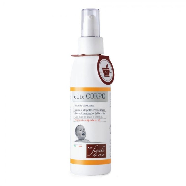 Fiocchi Di Riso Olio Corpo Idratante per Neonato Dermatologicamente Testato 140ml Fiocchi Di Riso Olio Corpo Idratante per Neonato Dermatologicamente Testato 140ml