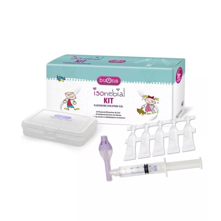 Steve Jones Isonebial Kit Pulizia Nasale con Spray-Sol 20 Flaconcini