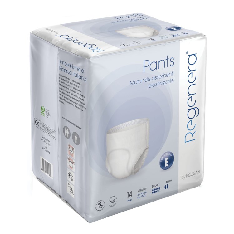 Santex Regenera Pants Extra Mutande Assorbenti Incontinenza Taglia M 14pz