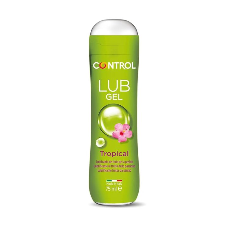 Control Tropical Gel Lubrificante Intimo Aroma Frutti Tropicali a Base d'Acqua 75ml