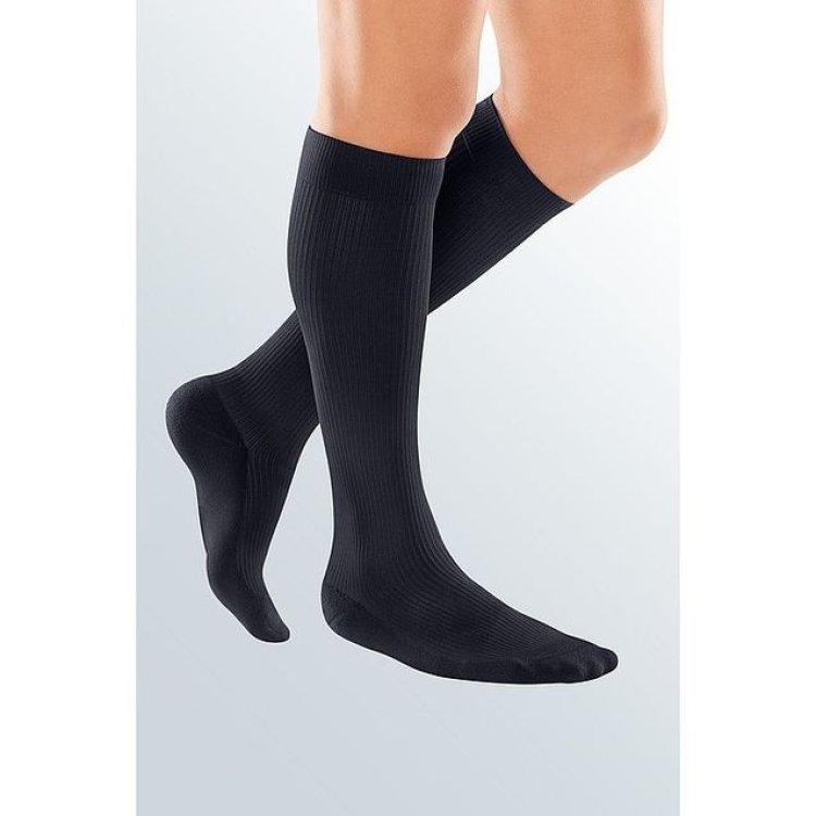 Medi Italia Gambaletto Uomo 21 Cotone Nero