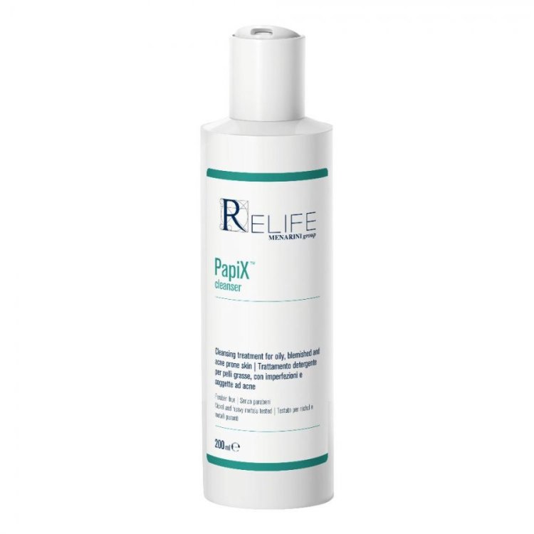 Relife Papix Cleanser Detergente Viso per Pelli Grasse e Acneiche 200ml