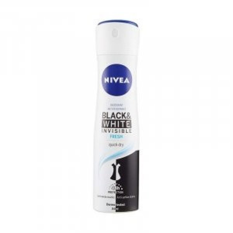 Nivea Black & White Fresh Deodorante Spray Donna 150 ml