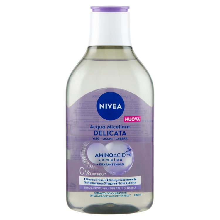 Nivea Acqua Micellare Delicata Pelli Sensibili 400ml