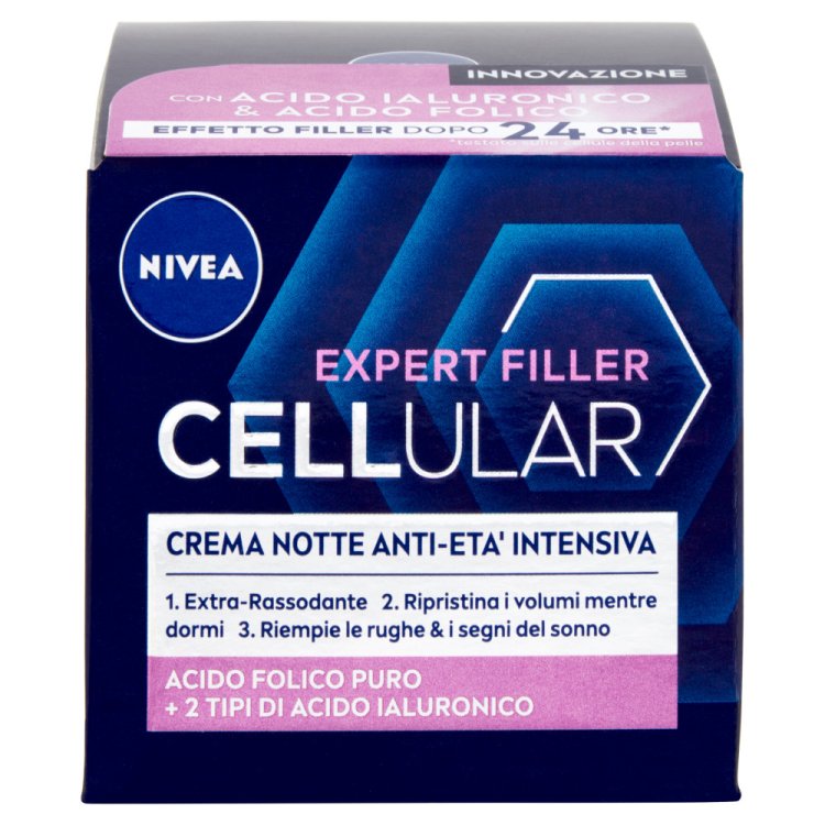 Nivea Cellular Expert Filler Crema Notte Anti-Et&agrave; Intensiva 50 ml