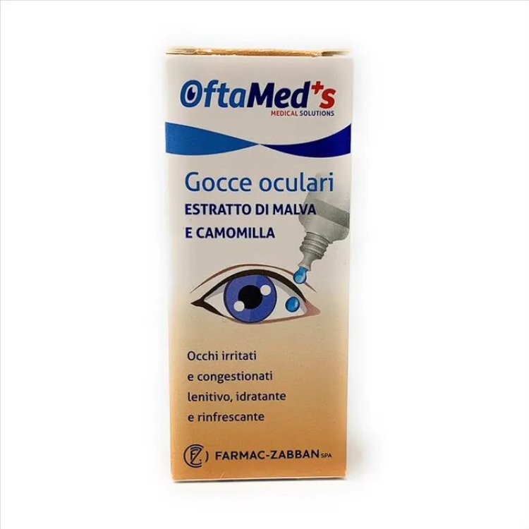 Meds Oftamed's Gocce Oculari Camomilla e Malva Lubrificanti 10ml