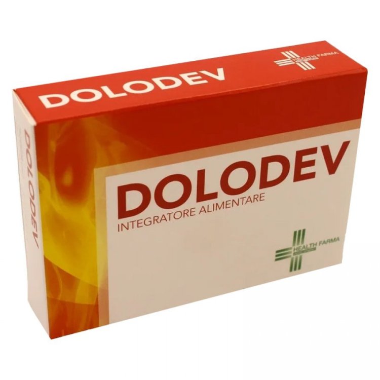 Health farma development Dolodev Integratore Curcuma Bromelina 20 Compresse