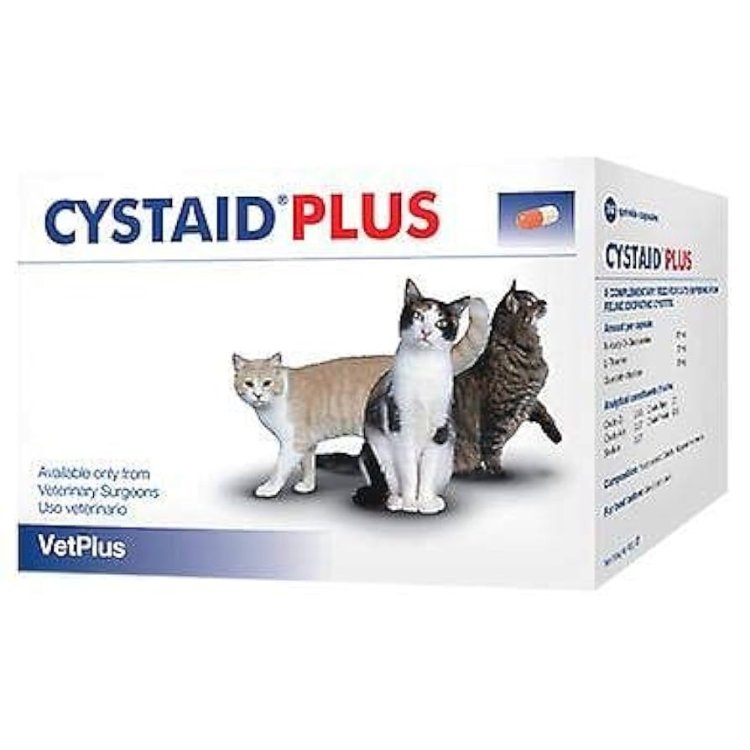 Vetplus Cystaid Plus Supporto Urinario per Gatti - 30 Capsule