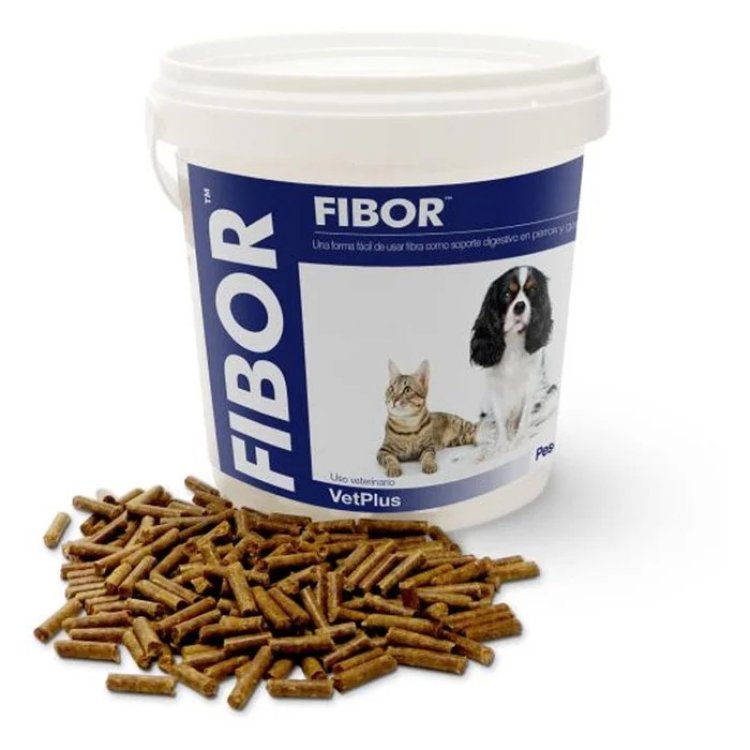 Vetplus Fibor Mangime Complementare per Cani e Gatti per Digestione 500g