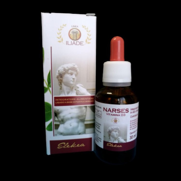 Elekea Narses Vitamina D3 Liquida Integratore Supporto Immunitario 30ml Elekea Narses Vitamina D3 Liquida Integratore Supporto Immunitario 30ml