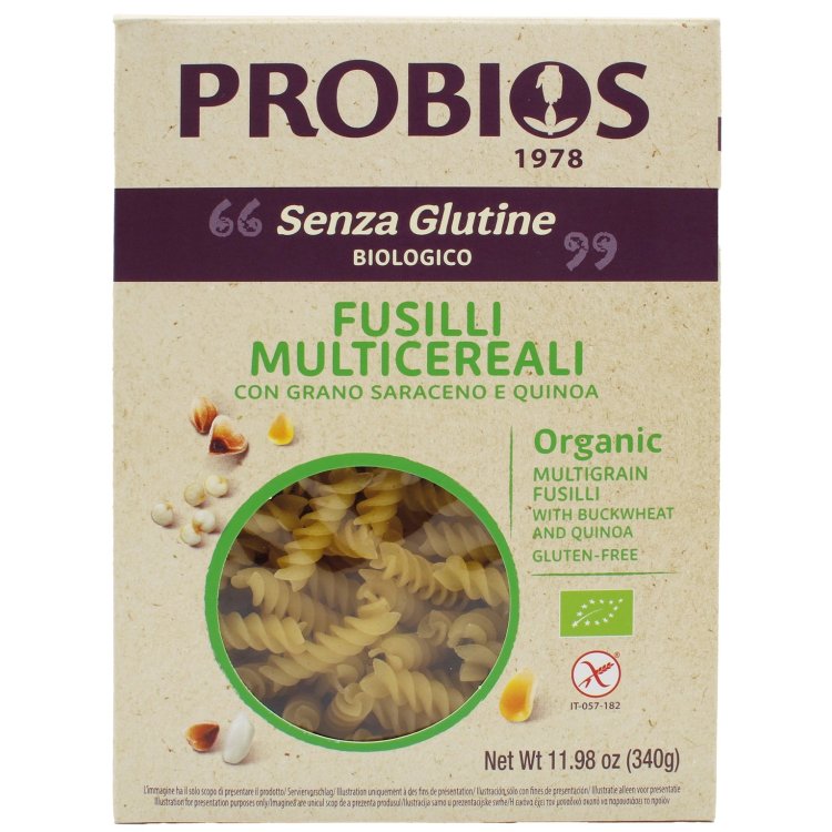 Probios Fusilli Multicereali Senza Glutine 340g Probios Fusilli Multicereali Senza Glutine 340g