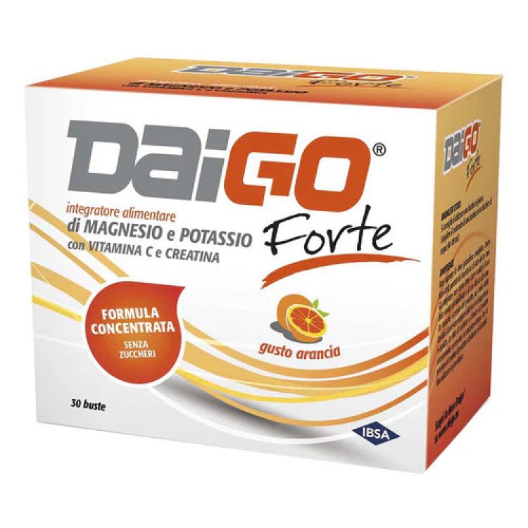 Daigo Forte Integratore Magnesio Potassio Creatina 30 Bustine Arancia 225g