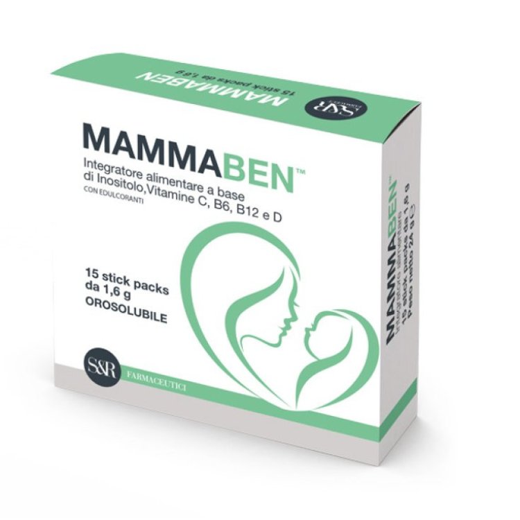S&R Farmaceutici Mammaben Integratore Alimentare Benessere Mamma 15 Stick Pack