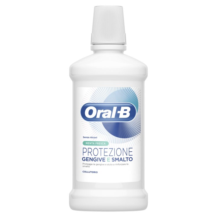 Oral-B Collutorio Protezione Gengive e Smalto Menta Fresca Senza Alcool 500ml