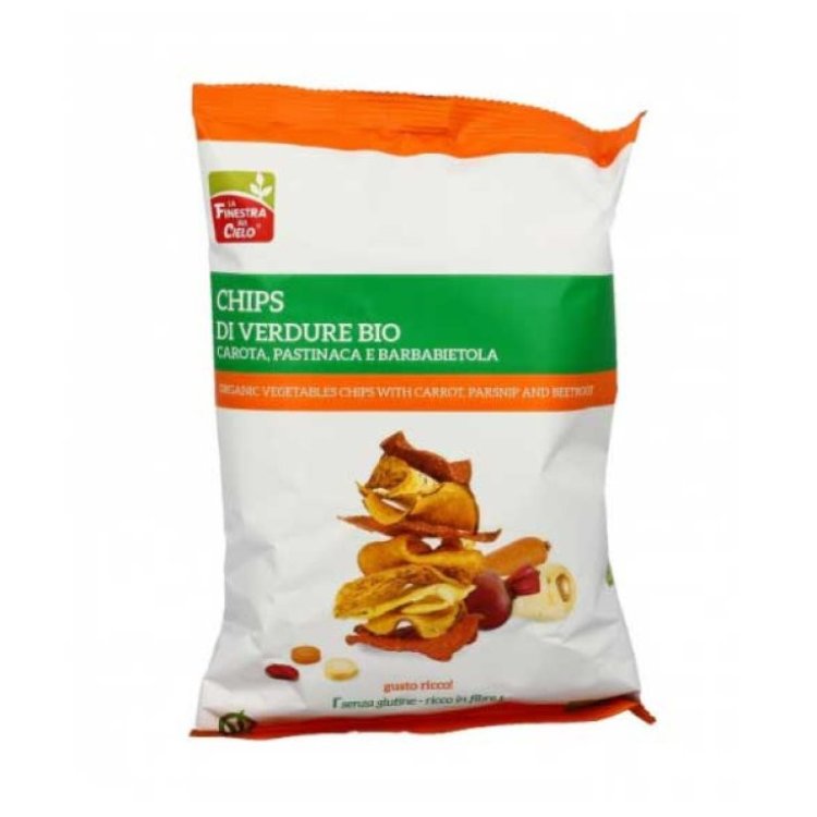 La Finestra sul Cielo Chips di Verdure Bio Snack Senza Glutine 75g