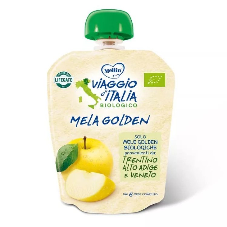 Nutricia Viaggio Italia Pouch Bio Mela Golden 90g Nutricia Viaggio Italia Pouch Bio Mela Golden 90g