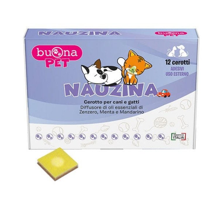 Buona Nauzina Cerotti per Cani e Gatti 12 Pezzi Buona Nauzina Cerotti per Cani e Gatti 12 Pezzi