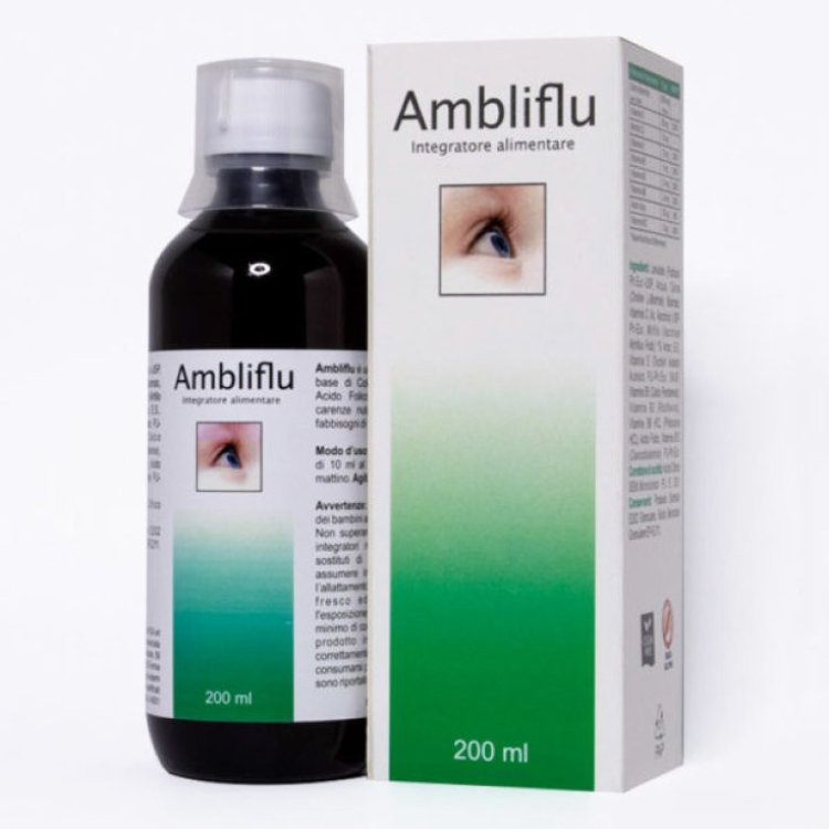 Viesse Farmaceutici Ambliflu Integratore Alimentare con Colina Mirtillo Vitamine 200ml Viesse Farmaceutici Ambliflu Integratore Alimentare con Colina Mirtillo Vitamine 200ml