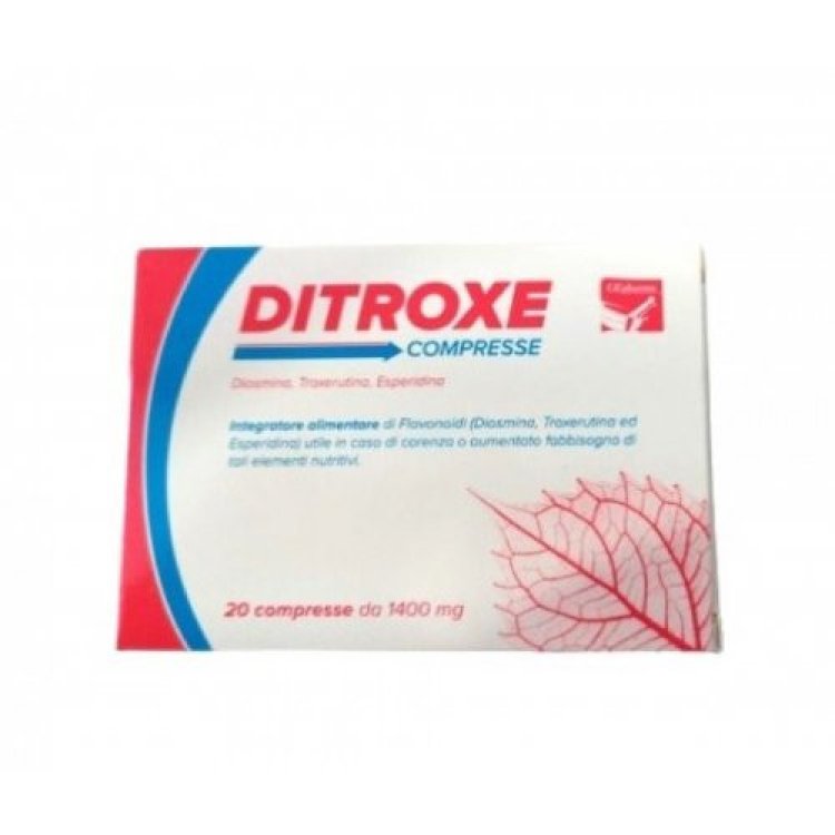 Gepharma Ditroxe Integratore Alimentare per Microcircolo 20 Compresse