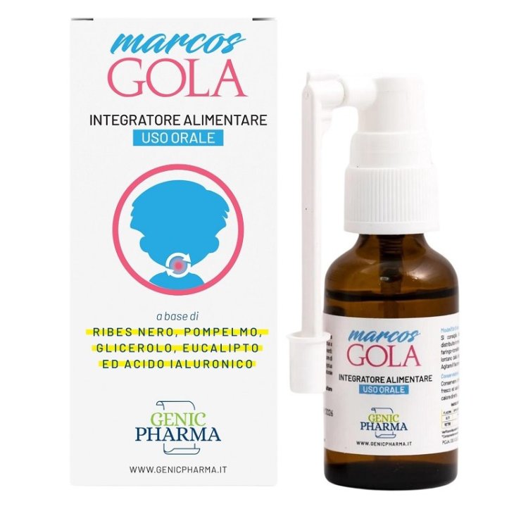 Genic Pharma Marcos Gola Spray Sollievo Gola 20ml