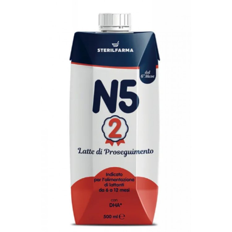 Sterilfarma N5 2 Latte di Proseguimento Liquido 6-12 Mesi da 500ml