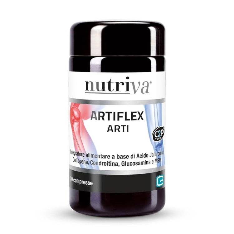 Nutriva Artiflex Arti Integratore per Articolazioni con Glucosamina 50 Compresse